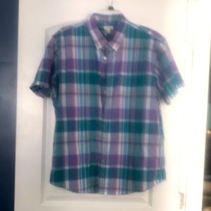 Short sleeve casual shirt men